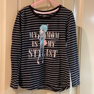 Girls Long Sleeve Tee by Wonder Nation Brand. EUC!